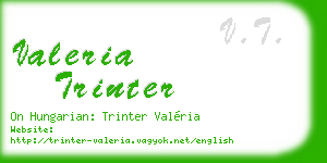 valeria trinter business card