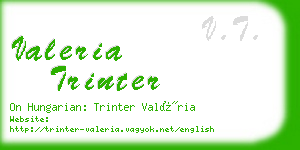 valeria trinter business card